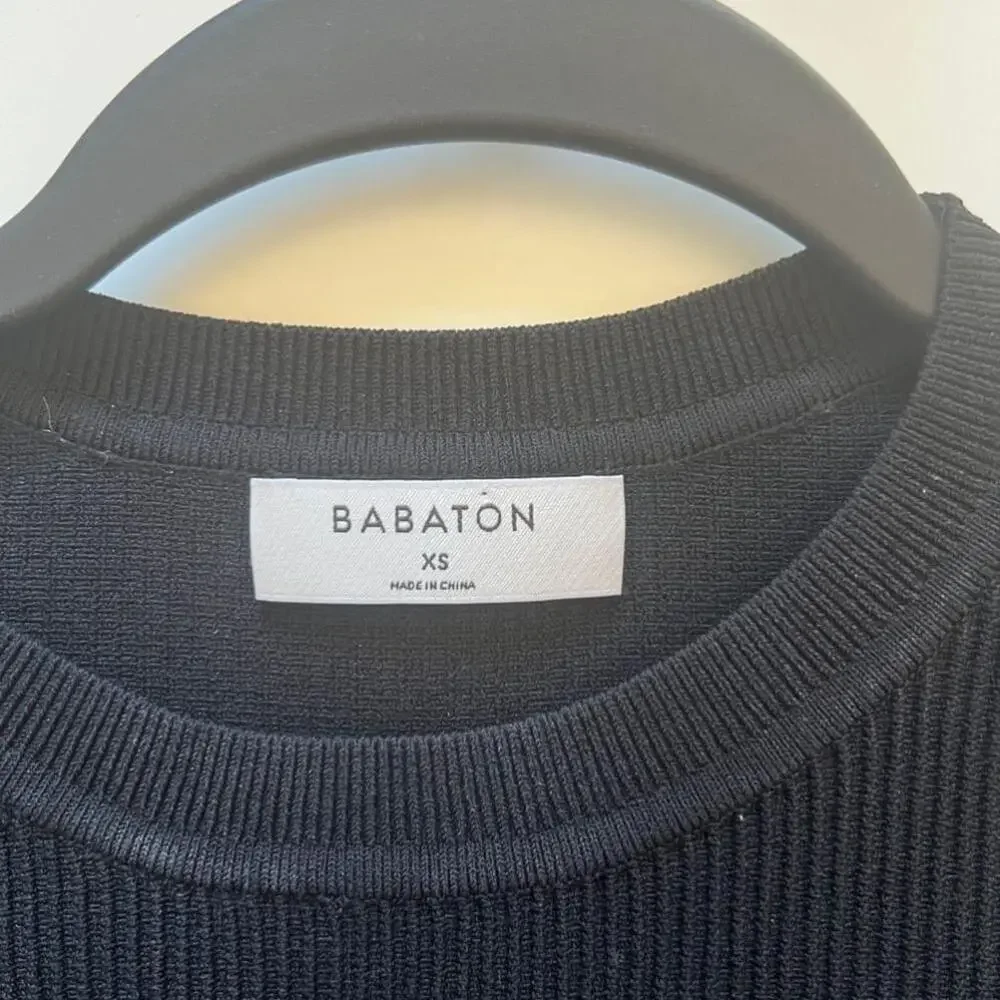 Aritzia Babaton Sculpt Knit Muscle Cropped Tank-(Cropped ribbed muscle tank- XS) - Picture 7 of 9